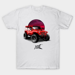 jeep wrangler rubicon red T-Shirt